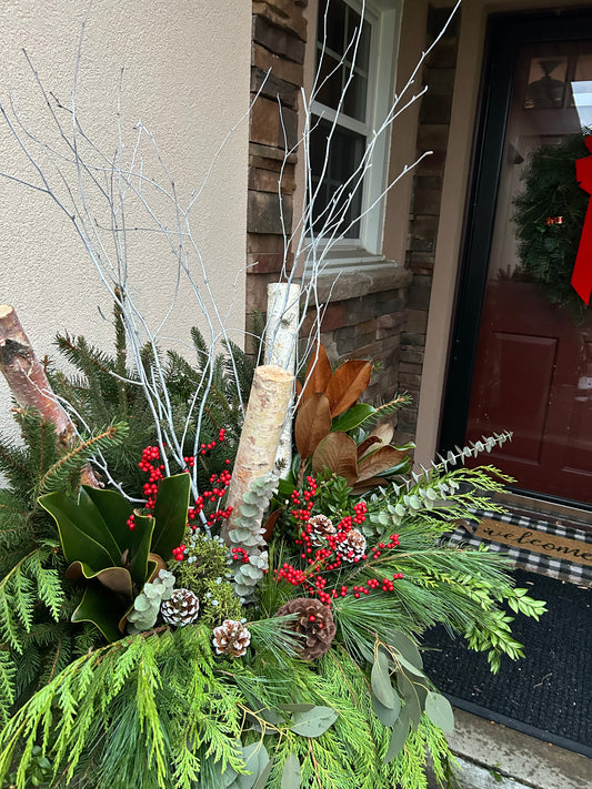 Classic Winter Planter